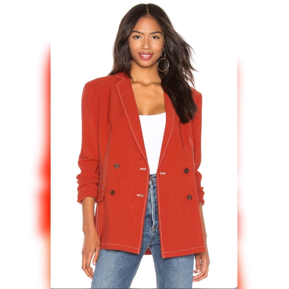 Revolve Capulet Dylan Double Breasted Blazer Xs - image 1